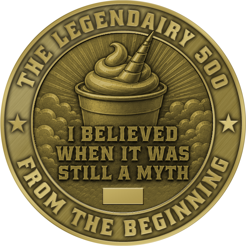 Back of the Lean Creamery Founder’s Guild coin